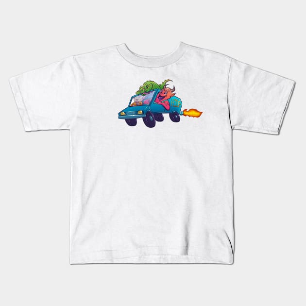 Speed Hell Kids T-Shirt by BlueGlue